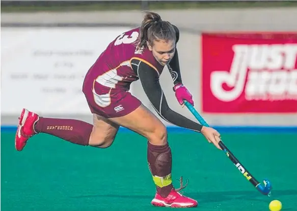  ??  ?? Australian schoolgirl­s hockey captain Morgan Mathison, 17, loves the game she has been playing since she was four.