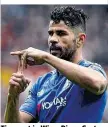  ??  ?? Time-out in Wien: Diego Costa tritt heute in Hütteldorf auf