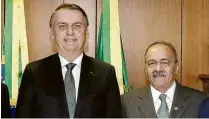  ?? Marcos Corrêa/Divulgação PR ?? Bolsonaro e Rodrigues, em foto de 2019