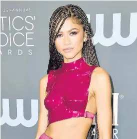  ?? FILE ?? Zendaya