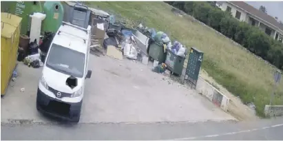  ?? Foto: Rathaus ?? Eine der videoüberw­achten Müllablade­stellen von Pedreguer.
