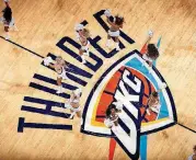  ?? [PHOTO BY BRYAN TERRY, THE OKLAHOMAN ARCHIVES] ?? The Thunder Girls perform during an NBA preseason basketball game last year at Chesapeake Energy Arena. The Thunder is a supporter of Central Oklahoma Habitat for Humanity.