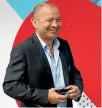  ?? PHOTO: REUTERS ?? England head coach Eddie Jones says he is happy with his side’s tough group in the World Cup.