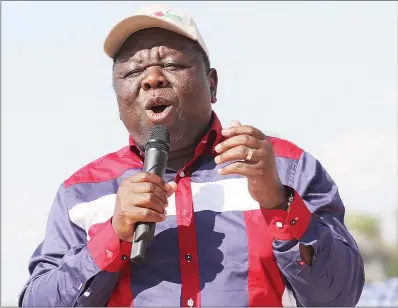  ??  ?? The late Prime Minister Morgan Tsvangirai