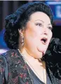  ??  ?? Montserrat Caballé falleció a los 85 años.