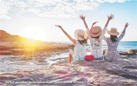  ??  ?? Red Bluff, near Kalbarri, Western Australia Picture: TOURISM WESTERN AUSTRALIA