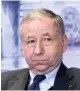  ??  ?? Jean Todt en campagne pour la sécurité routière.