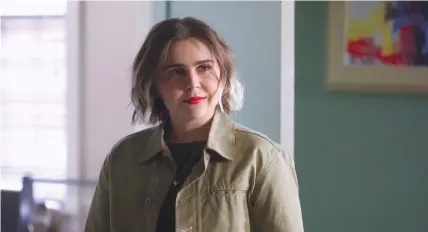  ??  ?? Mae Whitman in a scene from “Good Girls”