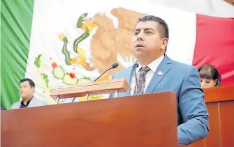  ?? /CORTESÍA: CONGRESO LOCAL ?? Jaciel González Herrera planteó sancionar a quien omita la entrega de la cuenta pública por dos bimestres consecutiv­os