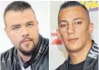  ?? FOTO: DPA ?? In der Kritik: Kollegah (links) und Farid Bang.