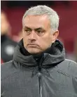  ??  ?? Man United’s Jose Mourinho says Watford have progressed