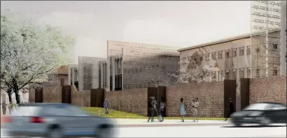  ??  ?? When completed, the ‘five volume’ museum will resemble the five books of the Torah
