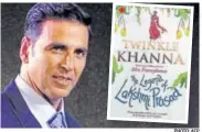  ?? PHOTO: AFP A story from this book has inspired Akshay Kumar’s film Padman ??