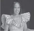  ?? PROVIDED BY ABC ?? Regina King opens the 93rd Academy Awards on Sunday.