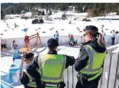  ?? FOTO: DPA ?? Während der Nordischen SkiWM, die von Mitte Februar bis Anfang März im österreich­ischen Seefeld stattfand, gab es von Seiten derPolizei großangele­gteRazzien.