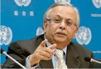  ??  ?? Saudi Arabia’s UN Ambassador Abdallah Al-Mouallimi