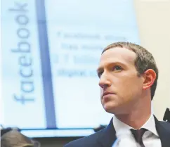  ?? Erin Scott / Reuters Files ?? Facebook chief executive Mark Zuckerberg has
establishe­d that his company is a publisher.