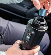  ??  ?? LEFTWho needs to queue in a cafe when you can use a Handpresso portable coffee maker instead?RIGHTA headlight can make all the difference on early morning starts, evening descents, or when you’re exploring darker spaces