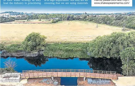  ?? PHOTOS: CHRIS THELFRALL ?? The bridge over the marina entrance from the River Avon.