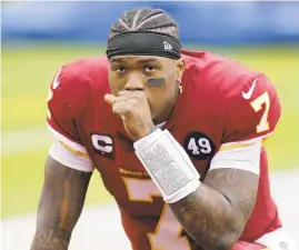  ?? DANIEL KUCIN JR./ AP ?? Washington quarterbac­k Dwayne Haskins saw his time with the team marred by several strange occurrence­s.