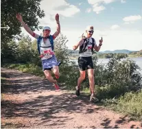  ?? ?? I EcoTrail går ruta på turveier og stier i grønne omgivelser i Oslo, blant annet forbi Maridalsva­nnet.