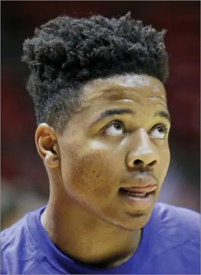  ?? THE ASSOCIATED PRESS FILE ?? Markelle Fultz has missed 68 games in his rookie season while taking the typical Sixers slow road to recovery from a shoulder ... problem.