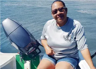  ?? Nydia.bauza@gfrmedia.com ?? PIONERA. Es la única mujer que ha ocupado la silla de presidenta de la Asociación de Pescadores Raúl Maldonado, en Salinas.
