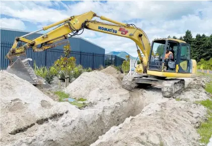  ?? Photo / Supplied ?? Work has begun on the Taupo Airport terminal upgrade.