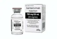  ?? COURTESY OF ELI LILLY VIA AP ?? On Monday, Nov. 9, the Food and Drug Administra­tion cleared emergency use of Bamlanivim­ab, the first antibody drug to help the immune system fight COVID-19. The drug is for people 12 and older with mild or moderate COVID-19 not requiring hospitaliz­ation.