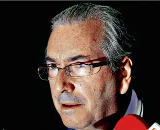  ?? Alan Marques/Folhapress ?? O presidente da Câmara dos Deputados, Eduardo Cunha (PMDB-RJ), em entrevista