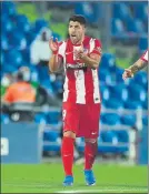  ?? FOTO: AP ?? Luis Suárez celebra uno de los goles