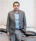  ?? ST. JOSEPH'S HEALTHCARE ?? Dr. Zain Chagla is the co-medical director of infection control for St. Joseph’s Healthcare in Hamilton. He was one of the people trying to model what might happen as the pandemic unfolded in early March.