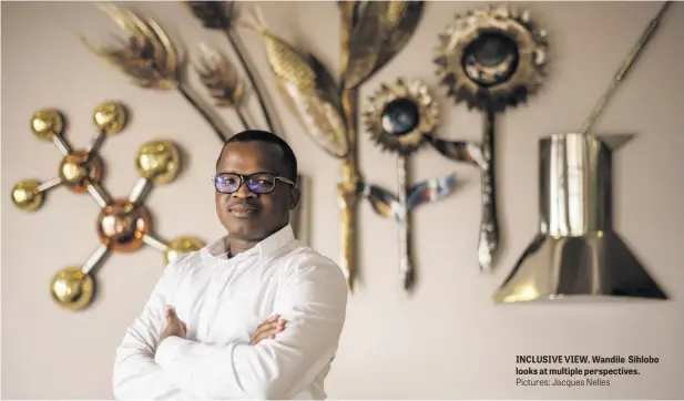  ?? Pictures: Jacques Nelles ?? INCLUSIVE VIEW. Wandile Sihlobo looks at multiple perspectiv­es.