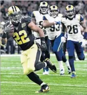  ?? Wally Skalij Los Angeles Times ?? MARK INGRAM and the New Orleans Saints ripped through the Rams for 555 total yards Sunday.