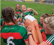  ??  ?? Sarah Rowe and Mayo enjoy win over Cavan