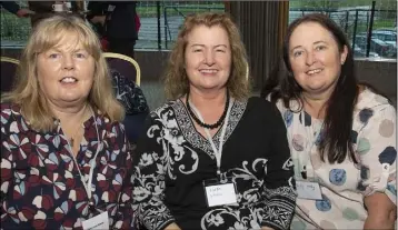  ??  ?? Catherine Keane (Heritage Tourism Wexford), Breda Cahill (Bree Community Developeme­nt) and Betty Kelly (Bree Walking Trails).