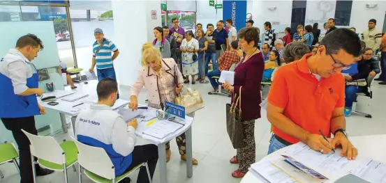  ?? FOTO ?? Para afiliarse a Beneficios Económicos Periódicos (Beps), Colpension­es tiene un punto de atención para sus afiliados en su sede de la avenida Colombia (calle 50) con carrera 64C, centroocci­dente de Medellín.