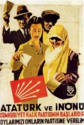  ?? ?? Democrats and Republican­s-1950 propaganda posters: the first free elections in Turkey