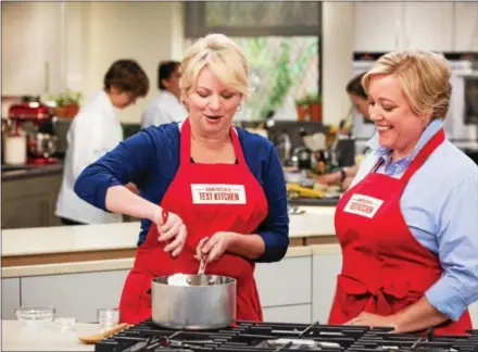  ?? SUBMITTED PHOTOS ?? “America’s Test Kitchen”’s Julia Collin Davison and Bridget Lancaster.