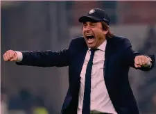  ??  ?? Un anno Antonio Conte, 50 anni, è alla guida dell’Inter dal 31 maggio 2019