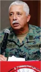  ??  ?? ACCIONES. Roque Moreira, comandante general del Ejercito, declinó dar detalles para proteger las investigac­iones.
