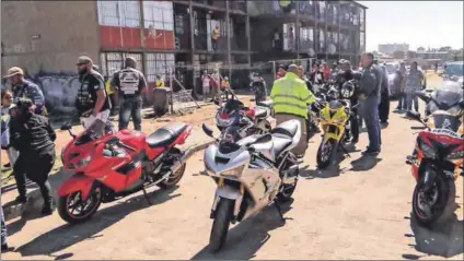  ??  ?? Above: Bike rallies today are flush with cash, with expensive motorcycle­s everywhere.
Left: Black patch-wearing bikers are all about charity and community growth. Photos: Supplied