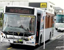  ?? PHOTO: SAM SCANNELL/STUFF ?? New Plymouth’s bus system has a lot of routes but is not always convenient.
