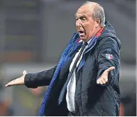  ??  ?? Giampiero Ventura: position under scrutiny.