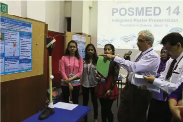  ??  ?? POSMED 14 Integrated Poster Presentati­on Foundation in Science: Batch 14.