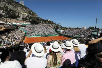  ?? (Photo J.- F. O.) ?? Le Monte-Carlo Rolex Masters reprend ce vendredi, la circulatio­n et le stationnem­ent sont impactés sur le boulevard du Larvotto.