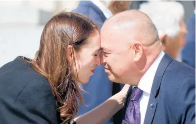  ?? Photo / Getty Images ?? Jacinda Ardern welcomed Mark Brown but gave no promises on a travel bubble.