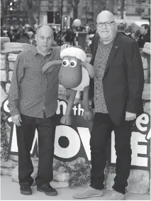  ?? TIM P. WHITBY/GETTY IMAGES ?? British filmmakers Mark Burton, left, and Richard Starzak enjoyed a candid creative relationsh­ip marked by honesty in their collaborat­ion on Shaun the Sheep Movie.