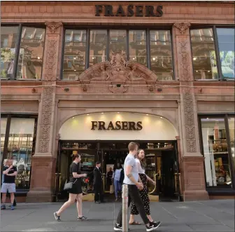  ??  ?? „ Sports Direct bought the freehold to the House of Fraser building in Glagsow for £95m in October.