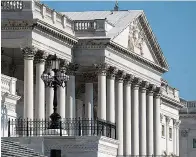  ?? AP Photo/J. Scott Applewhite ?? ■ The East Front of the Capitol in Washington is seen Thursday as the House of Representa­tives prepares to leave for a five-week recess. The Senate will be in session one more week before taking the traditiona­l August recess.